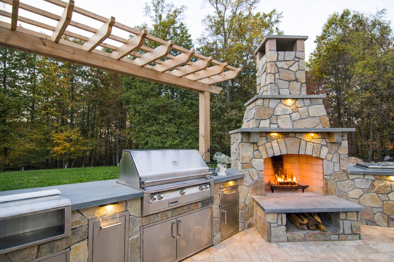 Outdoor kitchen masonry in Little Rock, AR