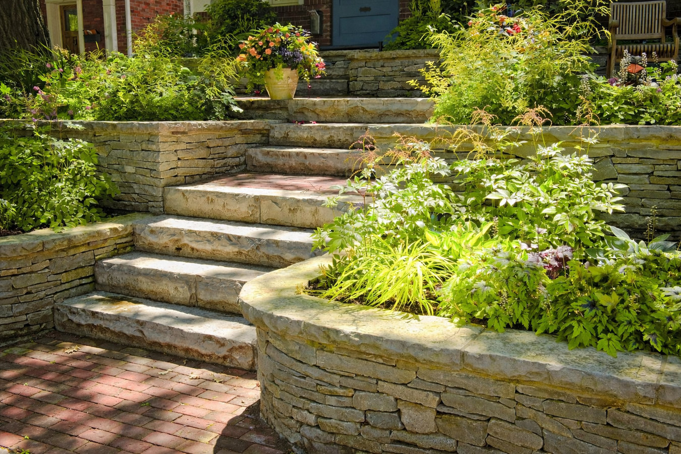 Retaining wall construction in Little Rock, AR
